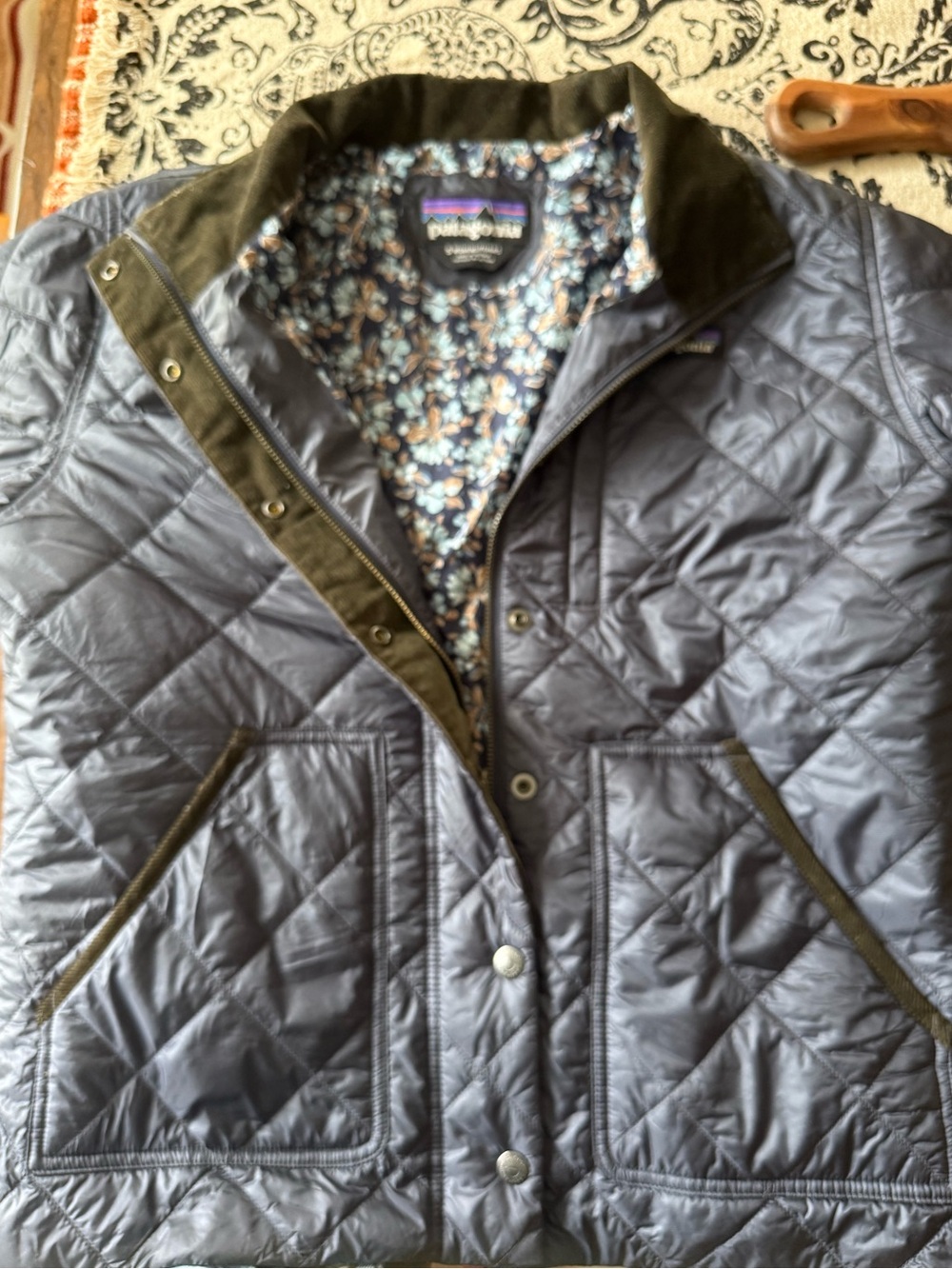 Patagonia Back Pasture Jacket Sz Small Navy